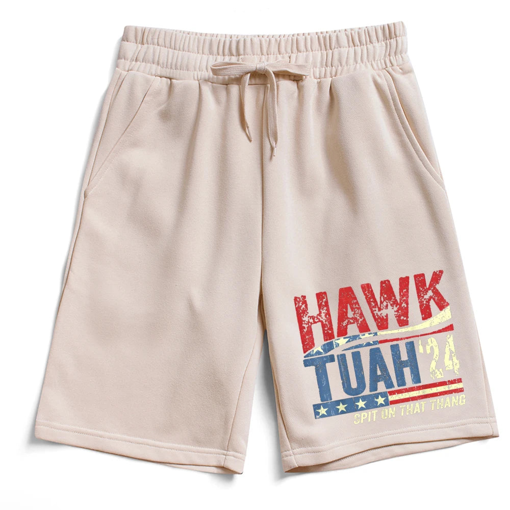 Hawk Tuah Spit on That Thang Shorts